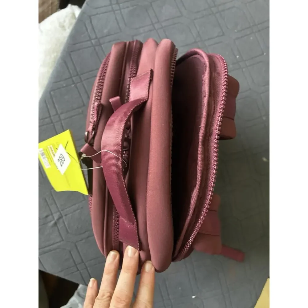 NEW All In Motion 14L Faux Neoprene Backpack - Burgundy (3888)
